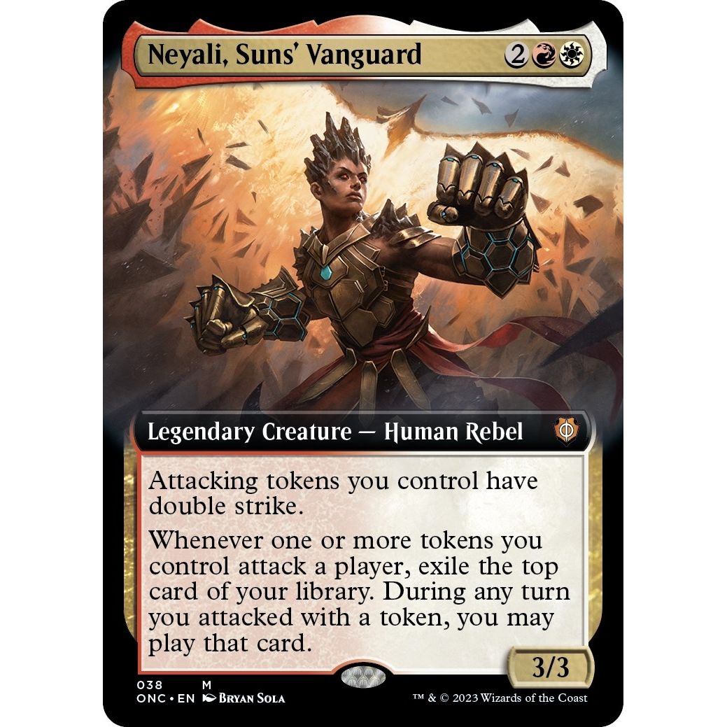 Image for Neyali, Suns' Vanguard (Extended Art) (38) (ONC) - Magic: The Gathering