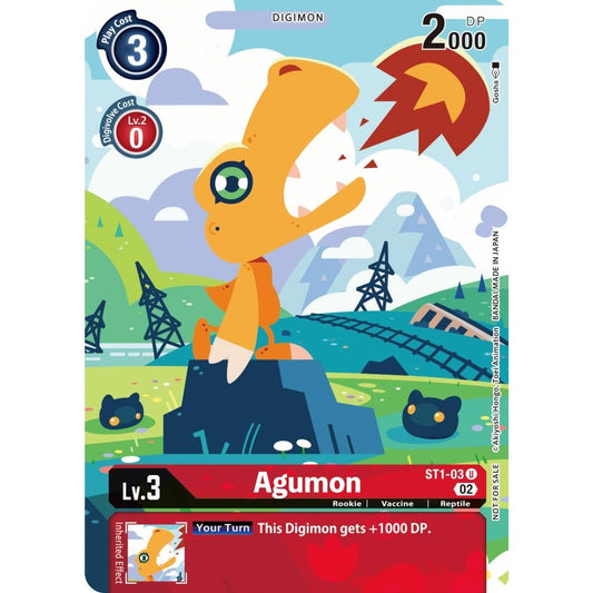 Image for Agumon (Digimon Illustration Competition Pack 2022) (ST1-03 U) (BT11) - Digimon Card Game