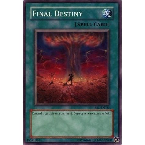 Image for Final Destiny (SRL-EN035) (SRL-EN) - YuGiOh