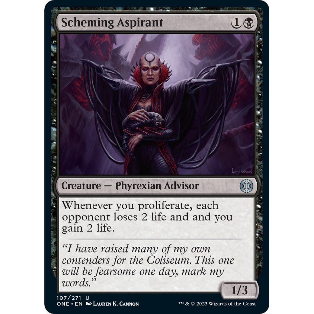 Image for Scheming Aspirant (107) (ONE) - Magic: The Gathering