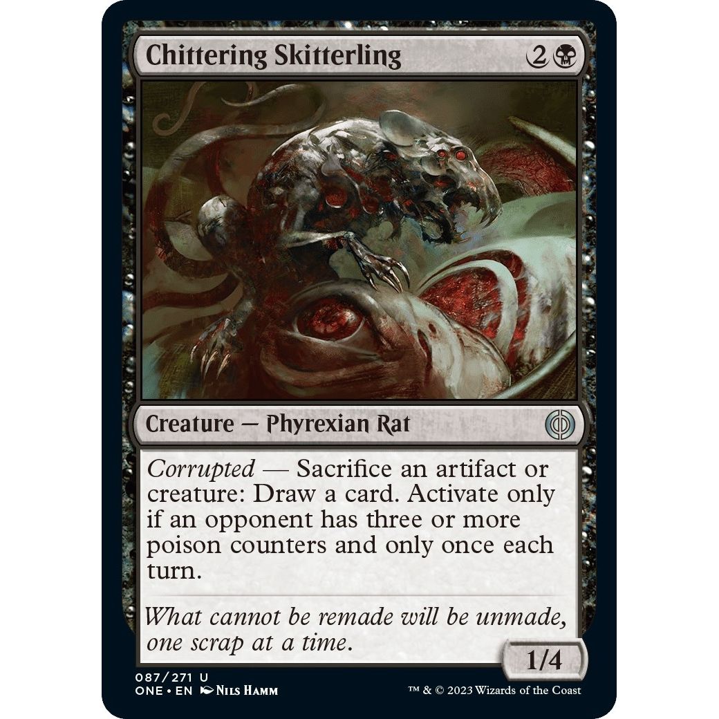 Image for Chittering Skitterling (87) (ONE) - Magic: The Gathering