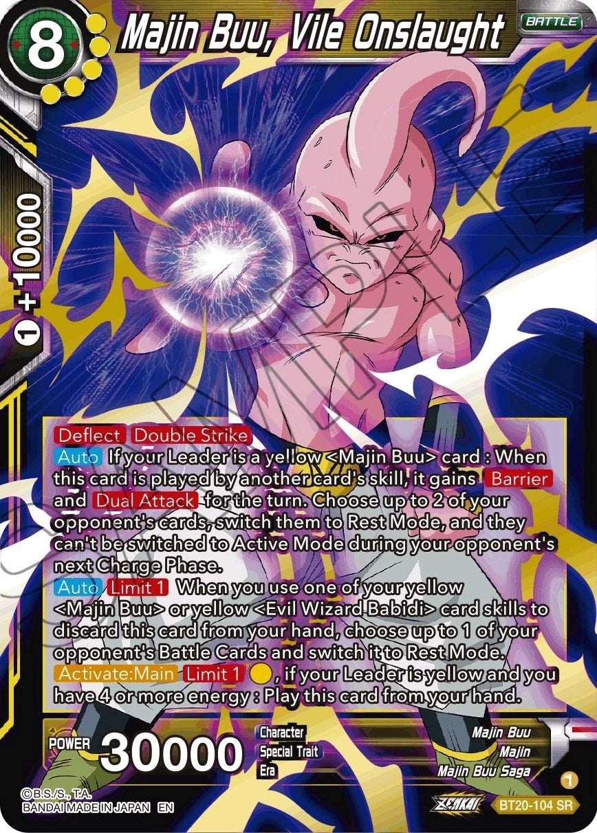 Image for Majin Buu, Vile Onslaught (BT20-104) (DBS-B20) - Dragon Ball Super: Masters