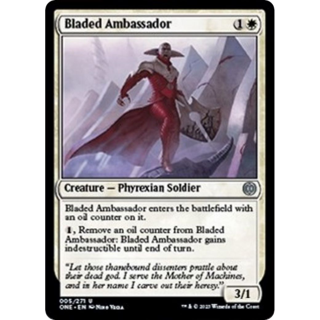 Image for Bladed Ambassador (5) (ONE) - Magic: The Gathering