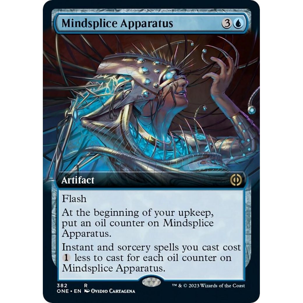 Image for Mindsplice Apparatus (Extended Art) (382) (ONE) - Magic: The Gathering
