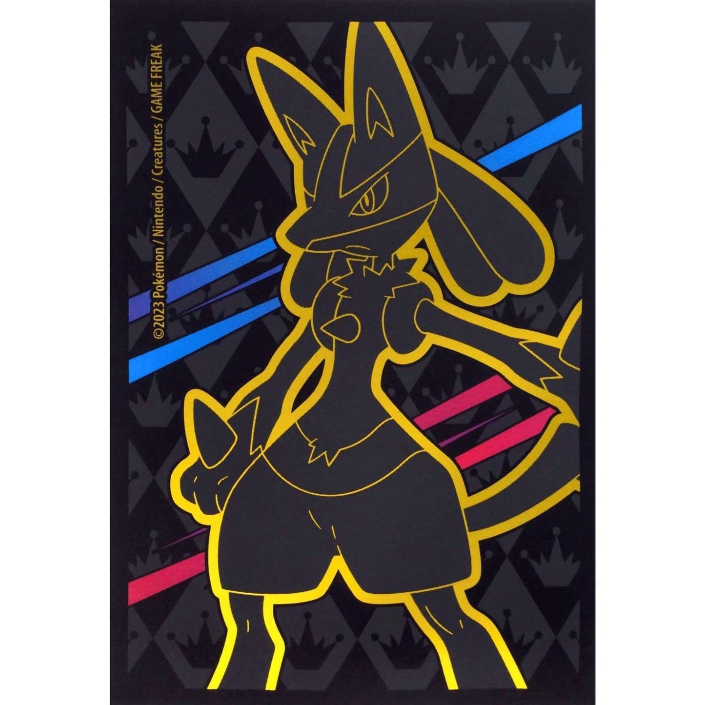 Image for Pokemon TCG: Crown Zenith Elite Trainer Box Card Sleeves - Lucario (65-Pack) - Card Sleeves