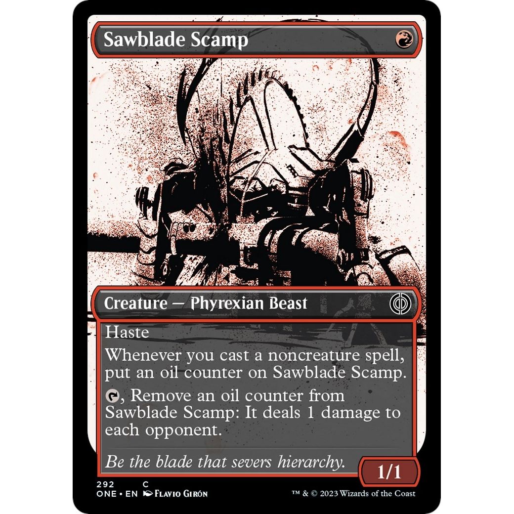 Image for Sawblade Scamp (Showcase) (292) (ONE) - Magic: The Gathering