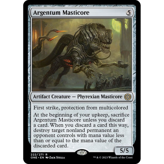 Image for Argentum Masticore (222) (ONE) - Magic: The Gathering