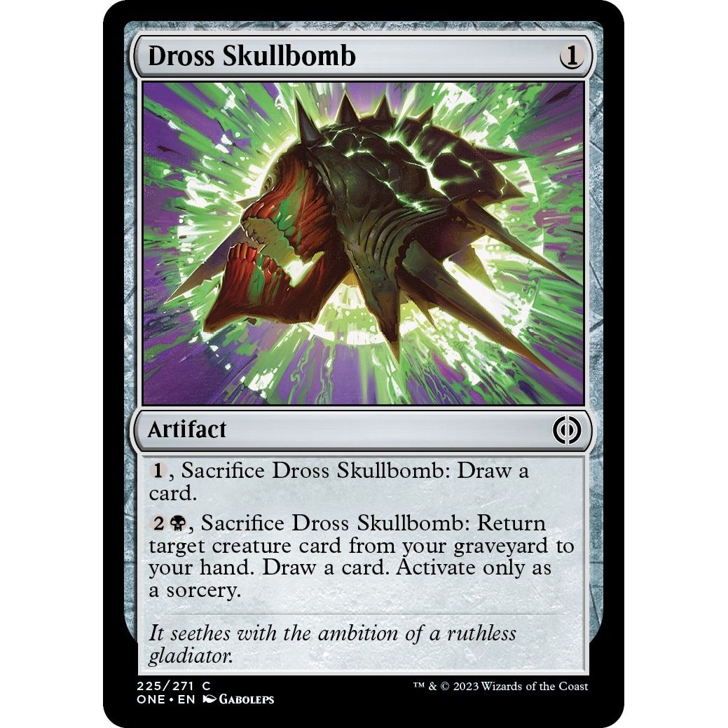 Image for Dross Skullbomb (225) (ONE) - Magic: The Gathering