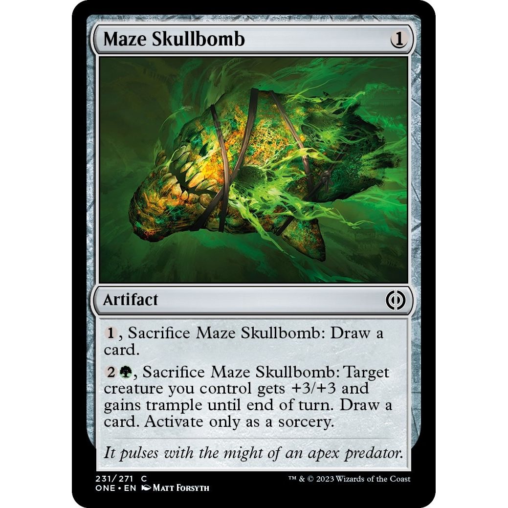 Image for Maze Skullbomb (231) (ONE) - Magic: The Gathering