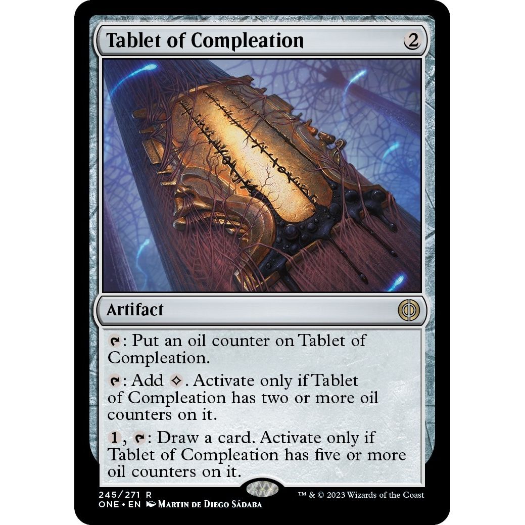Image for Tablet of Compleation (245) (ONE) - Magic: The Gathering