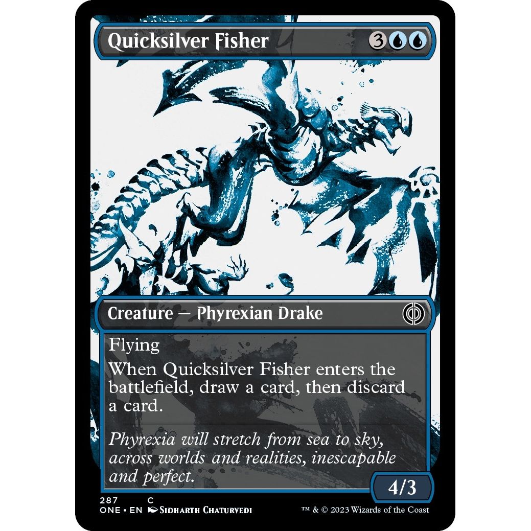 Image for Quicksilver Fisher (Showcase) (287) (ONE) - Magic: The Gathering