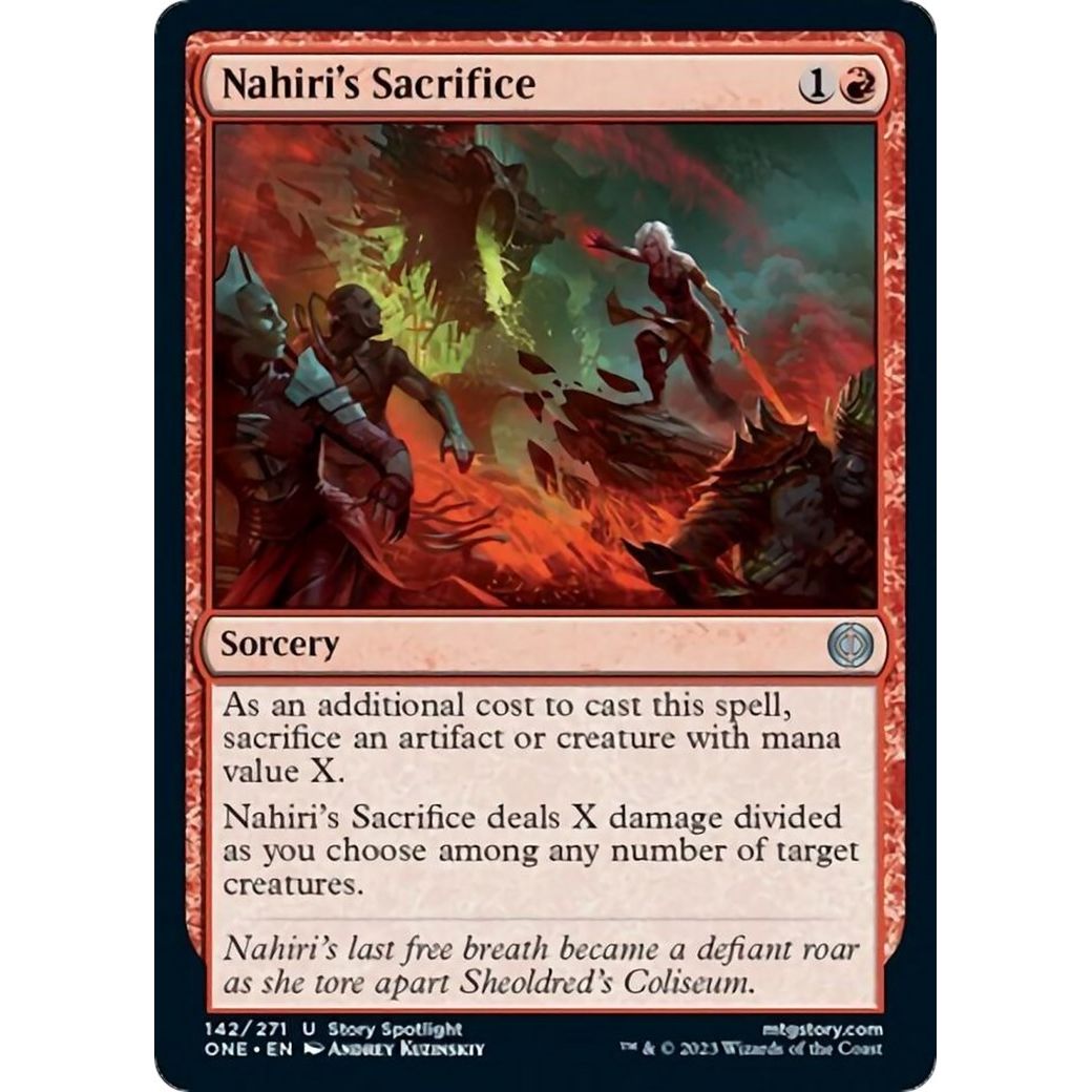 Image for Nahiri's Sacrifice (142) (ONE) - Magic: The Gathering