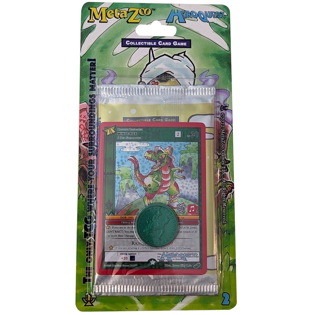 Image for Hiroquest 2.0 Blister Pack [Mini T-Rex] (Apple Music) - MetaZoo