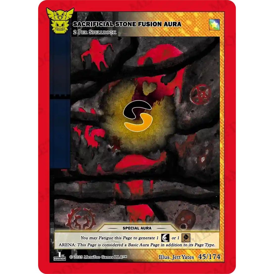 Image for Sacrificial Stone Fusion Aura (45/174) (NATFE) - MetaZoo