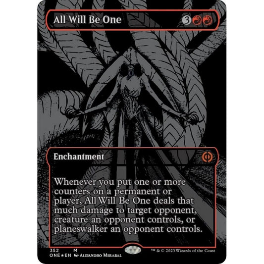 Image for All Will Be One (Oil Slick Raised Foil) (352) (ONE) - Magic: The Gathering
