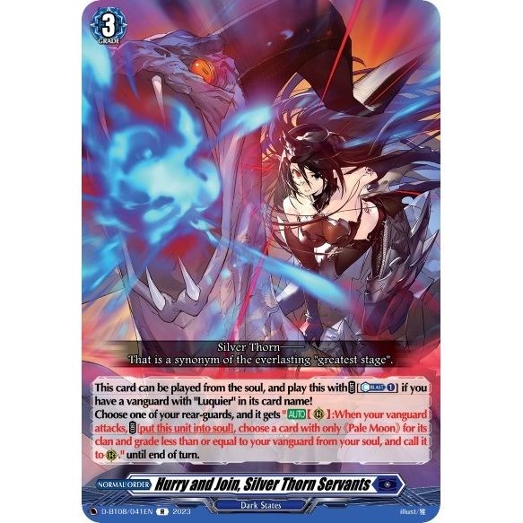 Image for Hurry and Join, Silver Thorn Servants (D-BT08/041EN) (D-BT08) - Cardfight Vanguard