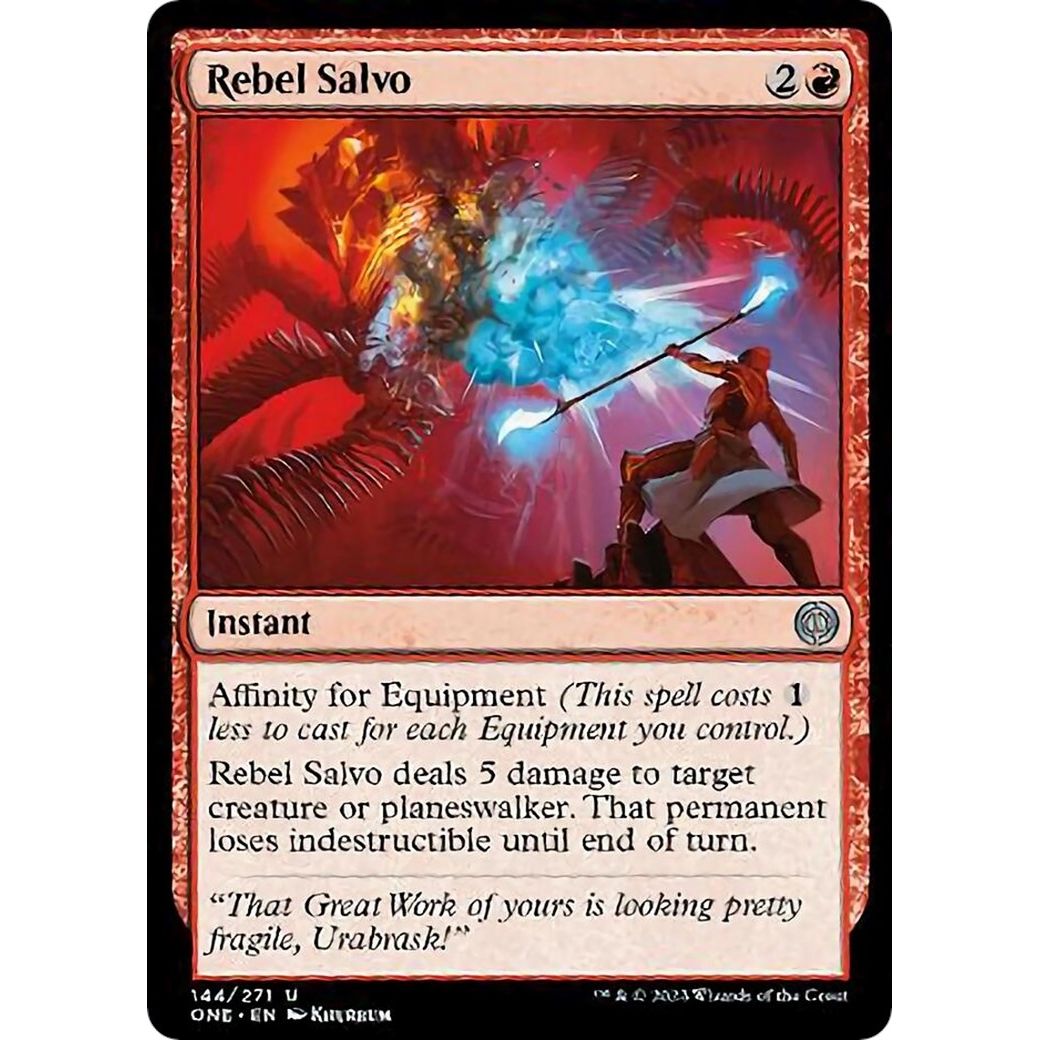 Image for Rebel Salvo (144) (ONE) - Magic: The Gathering