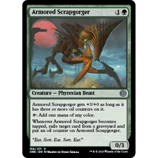 Image for Armored Scrapgorger (158) (ONE) - Magic: The Gathering