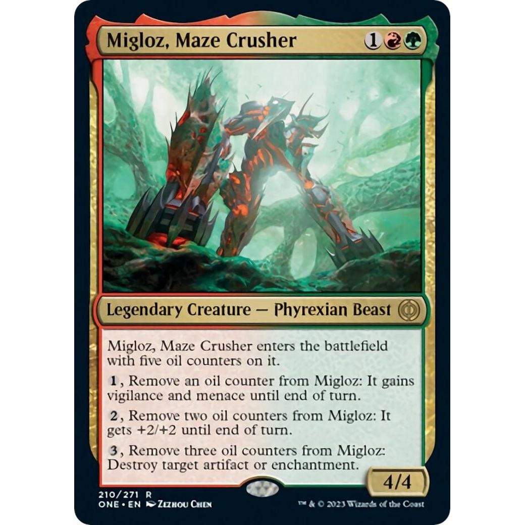 Image for Migloz, Maze Crusher (210) (ONE) - Magic: The Gathering