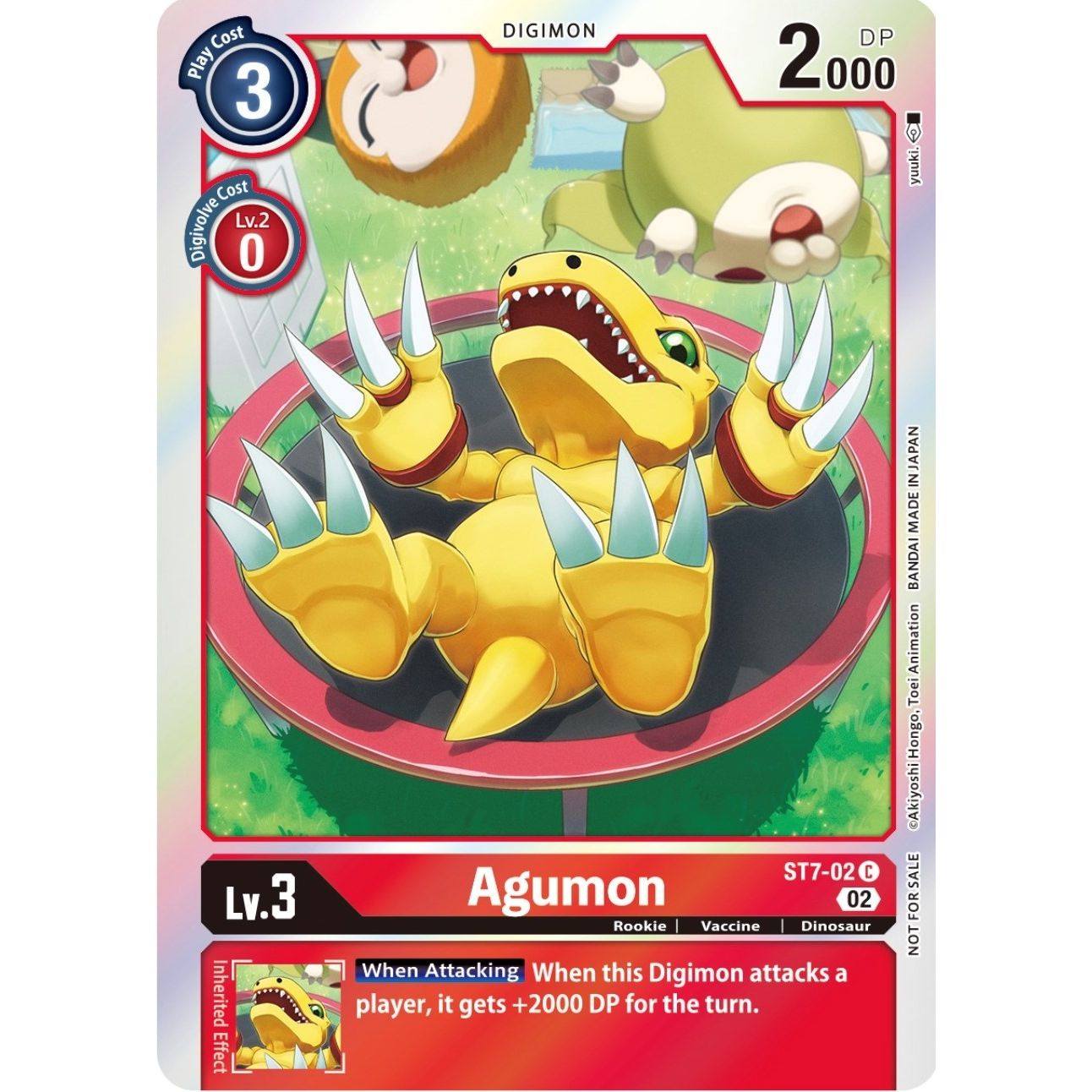 Image for Agumon (Official Tournament Pack Vol.8) (ST7-02 C) (ST-7) - Digimon Card Game