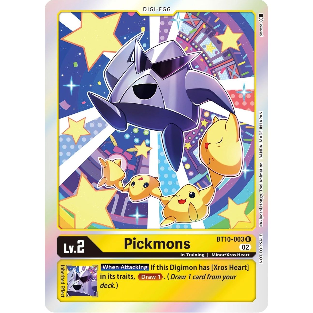 Image for Pickmons (Official Tournament Pack Vol.8) (BT10-003 U) (BT10) - Digimon Card Game