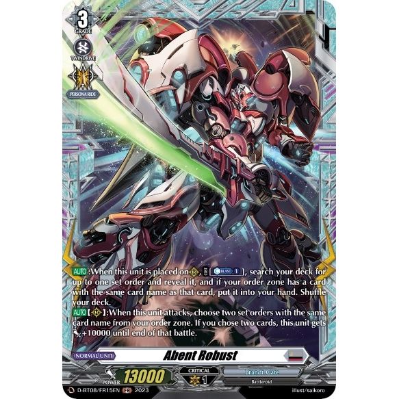 Image for Abent Robust (FR) (D-BT08/FR15EN) (D-BT08) - Cardfight Vanguard