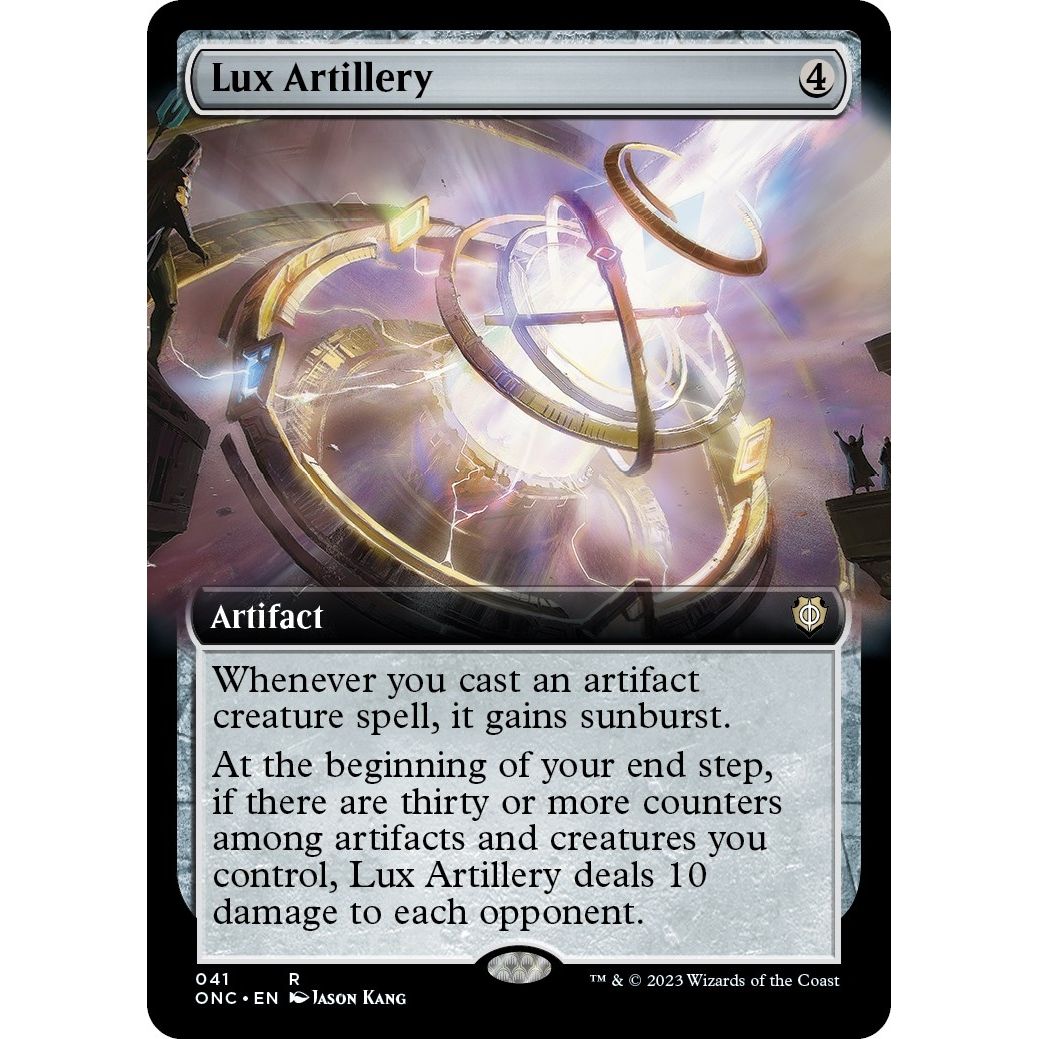 Image for Lux Artillery (Extended Art) (41) (ONC) - Magic: The Gathering