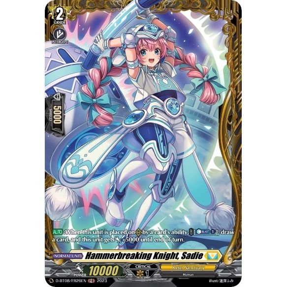 Image for Hammerbreaking Knight, Sadie (FR) (D-BT08/FR26EN) (D-BT08) - Cardfight Vanguard