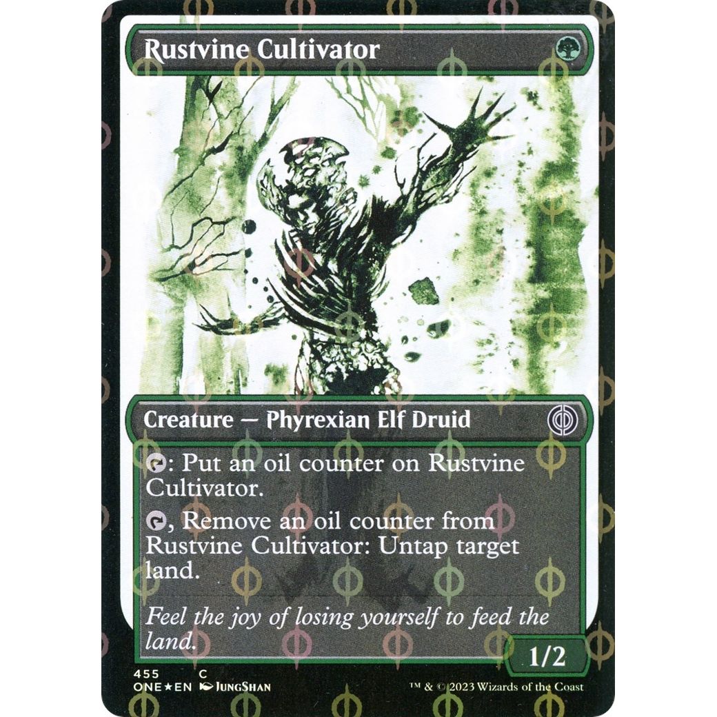Image for Rustvine Cultivator (Showcase) (Step-and-Compleat Foil) (455) (ONE) - Magic: The Gathering