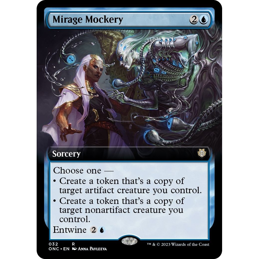 Image for Mirage Mockery (Extended Art) (32) (ONC) - Magic: The Gathering