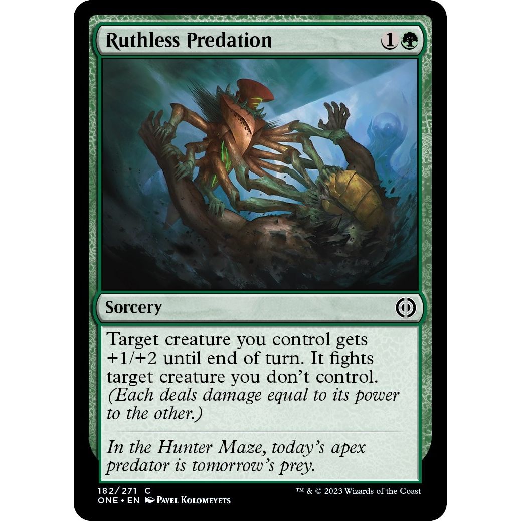 Image for Ruthless Predation (182) (ONE) - Magic: The Gathering