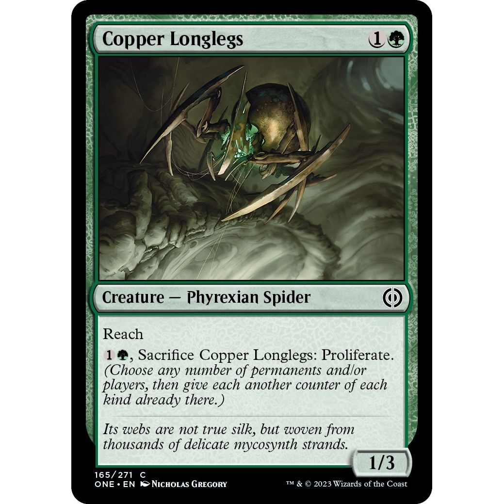 Image for Copper Longlegs (165) (ONE) - Magic: The Gathering