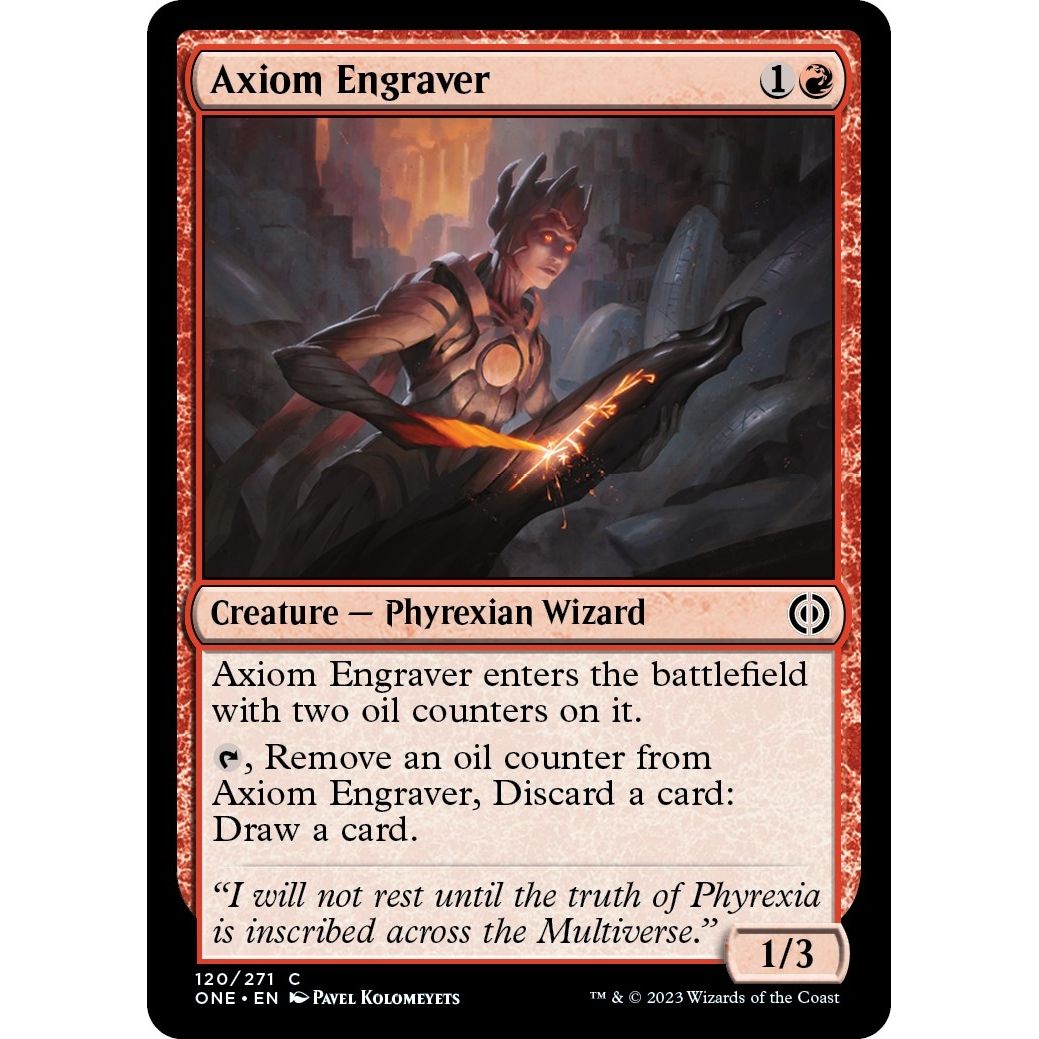 Image for Axiom Engraver (120) (ONE) - Magic: The Gathering