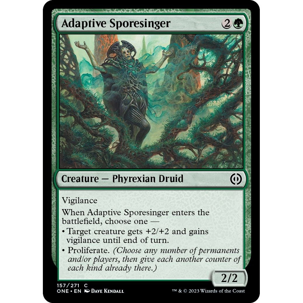 Image for Adaptive Sporesinger (157) (ONE) - Magic: The Gathering