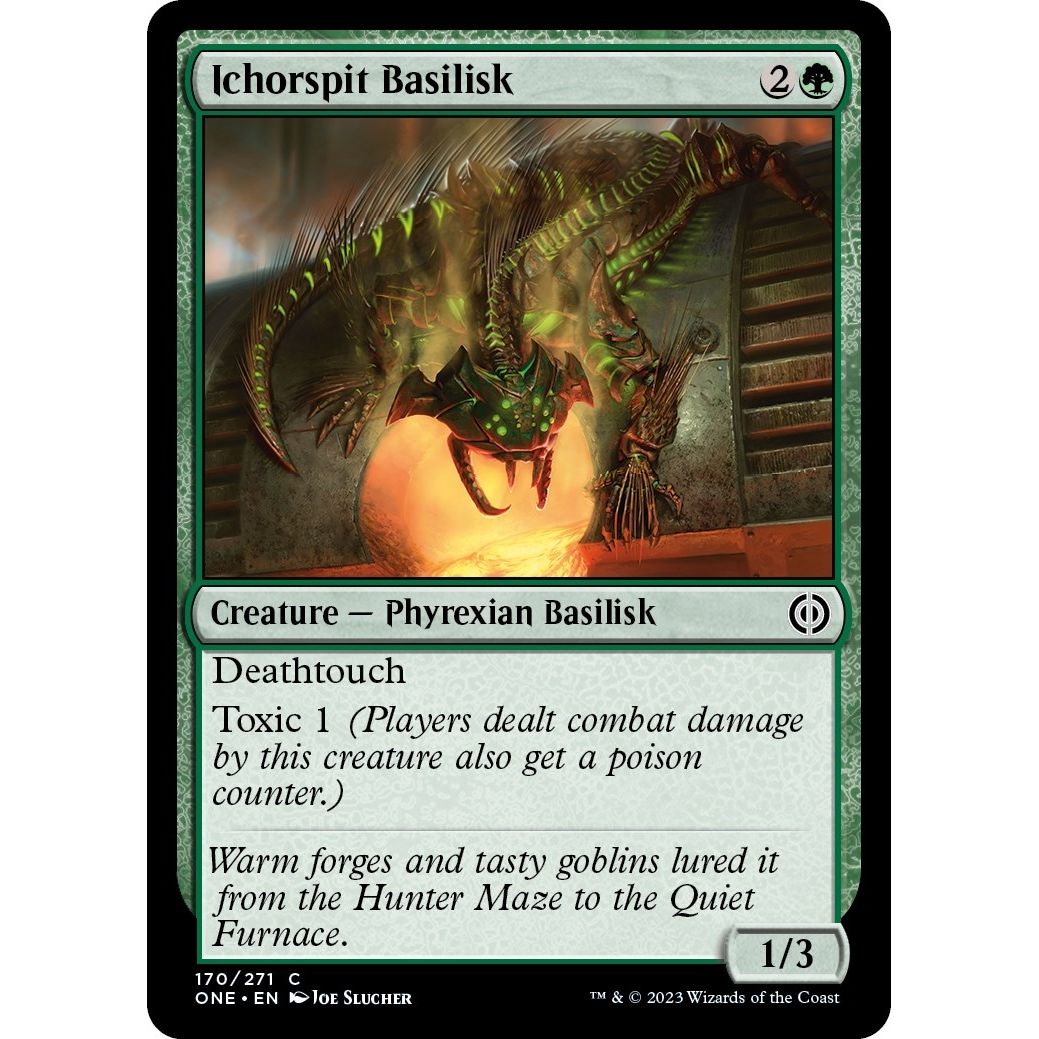 Image for Ichorspit Basilisk (170) (ONE) - Magic: The Gathering