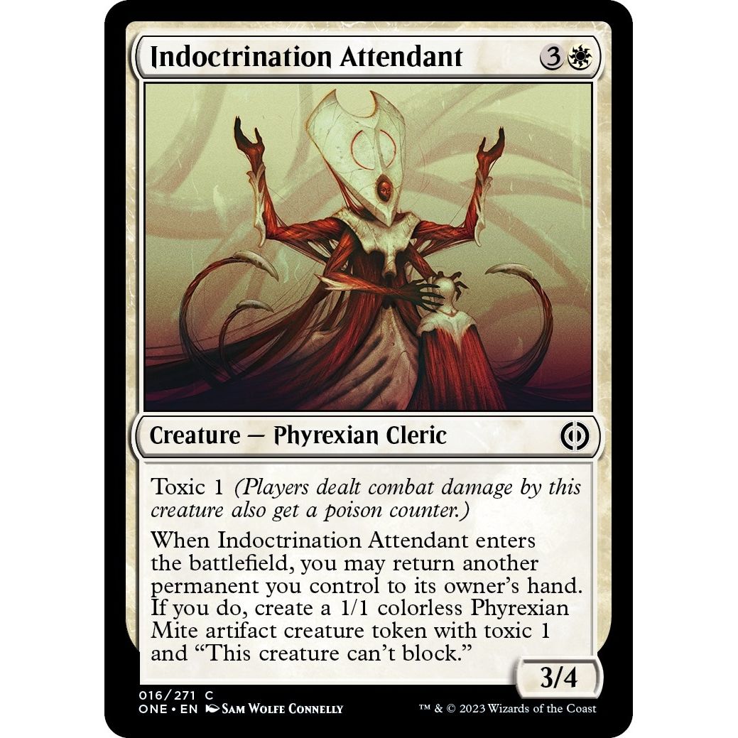 Image for Indoctrination Attendant (16) (ONE) - Magic: The Gathering