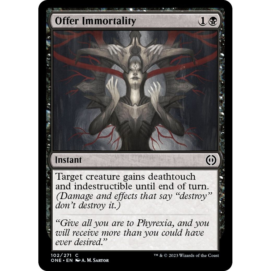 Image for Offer Immortality (102) (ONE) - Magic: The Gathering