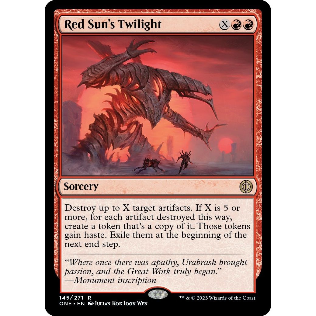 Image for Red Sun's Twilight (145) (ONE) - Magic: The Gathering