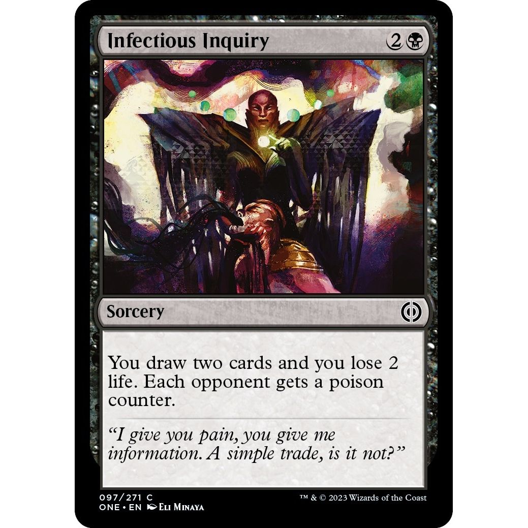 Image for Infectious Inquiry (97) (ONE) - Magic: The Gathering