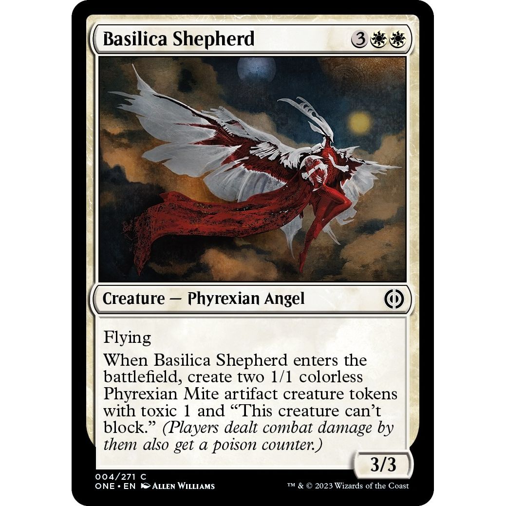 Image for Basilica Shepherd (4) (ONE) - Magic: The Gathering