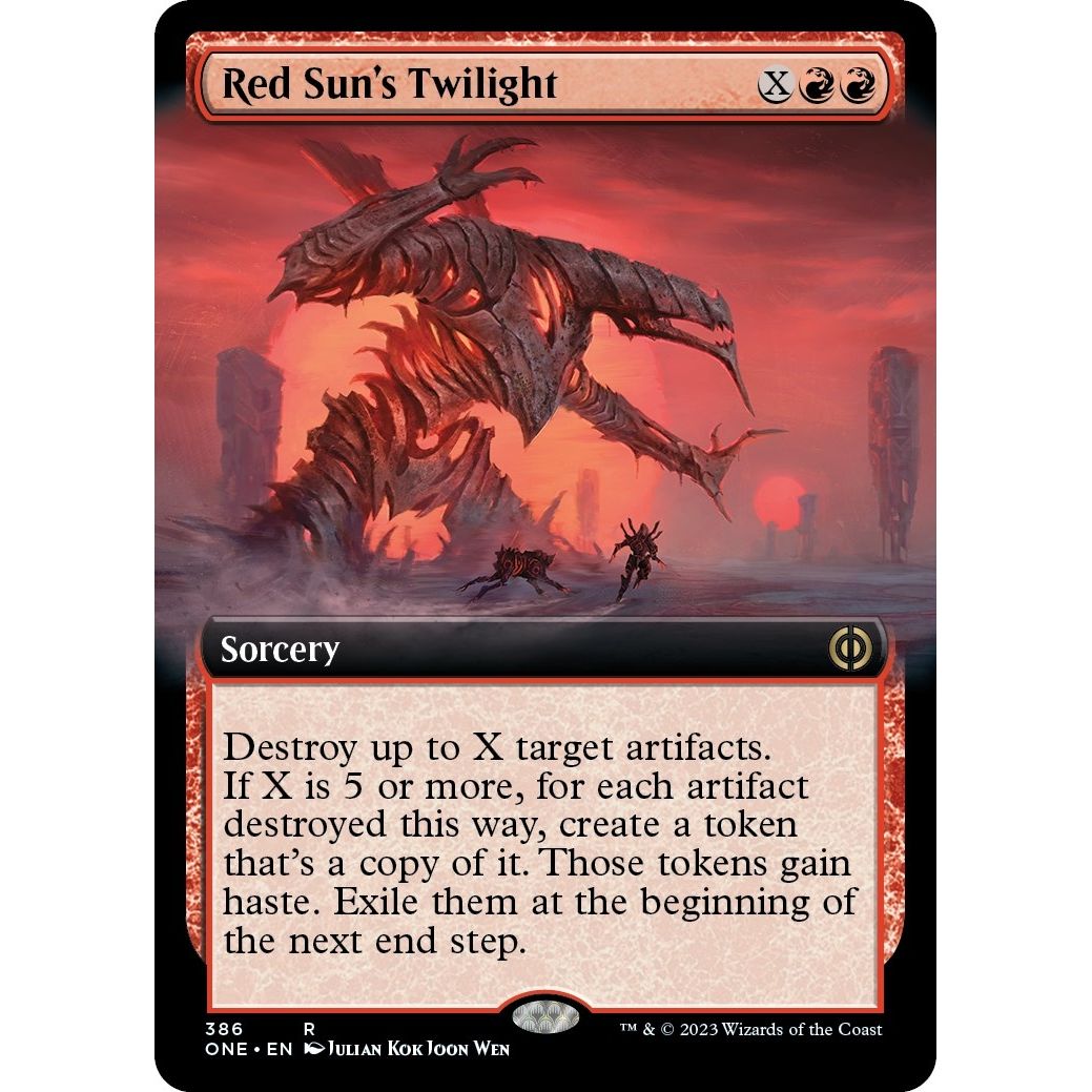 Image for Red Sun's Twilight (Extended Art) (386) (ONE) - Magic: The Gathering