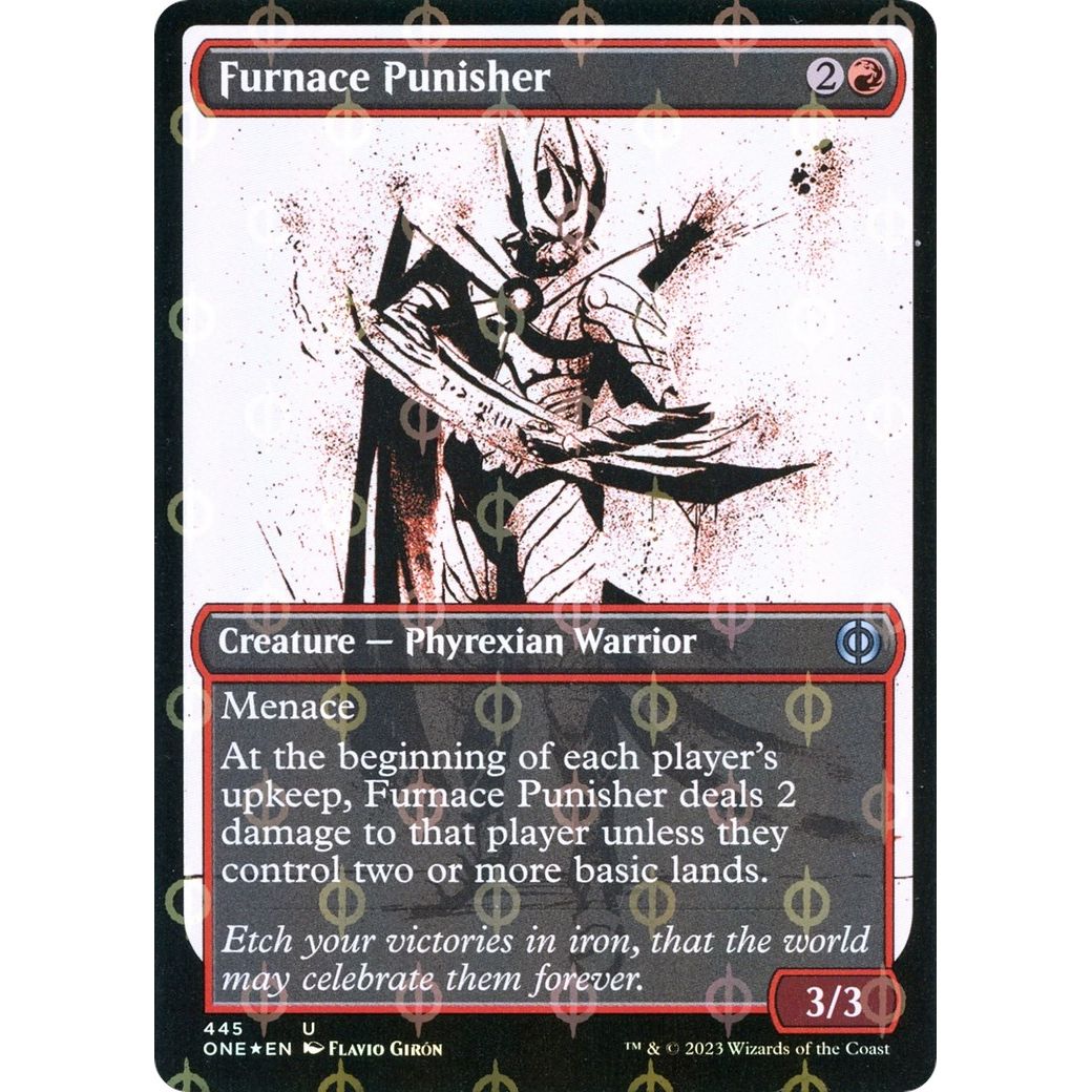 Image for Furnace Punisher (Showcase) (Step-and-Compleat Foil) (445) (ONE) - Magic: The Gathering