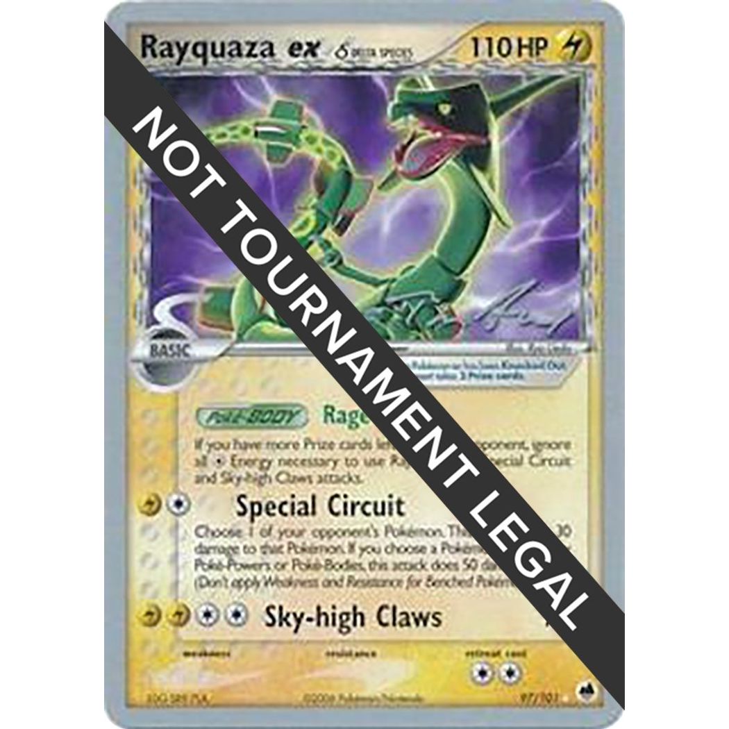 Image for Rayquaza ex (Delta Species) - 2007 (Tom Roos) (97/101) (WCD) - Pokemon