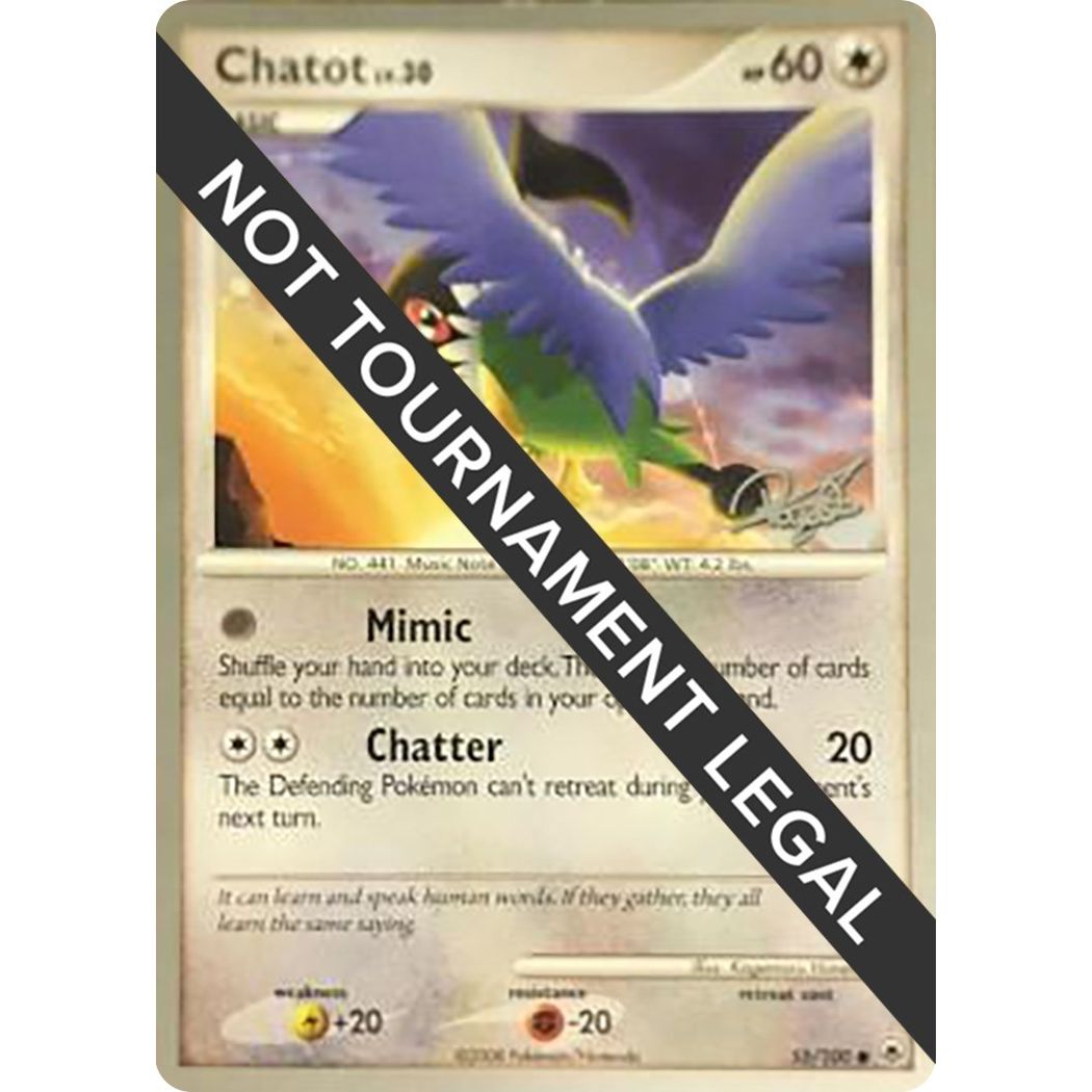 Image for Chatot - 2008 (Paul Atanassov) (55/100) (WCD) - Pokemon