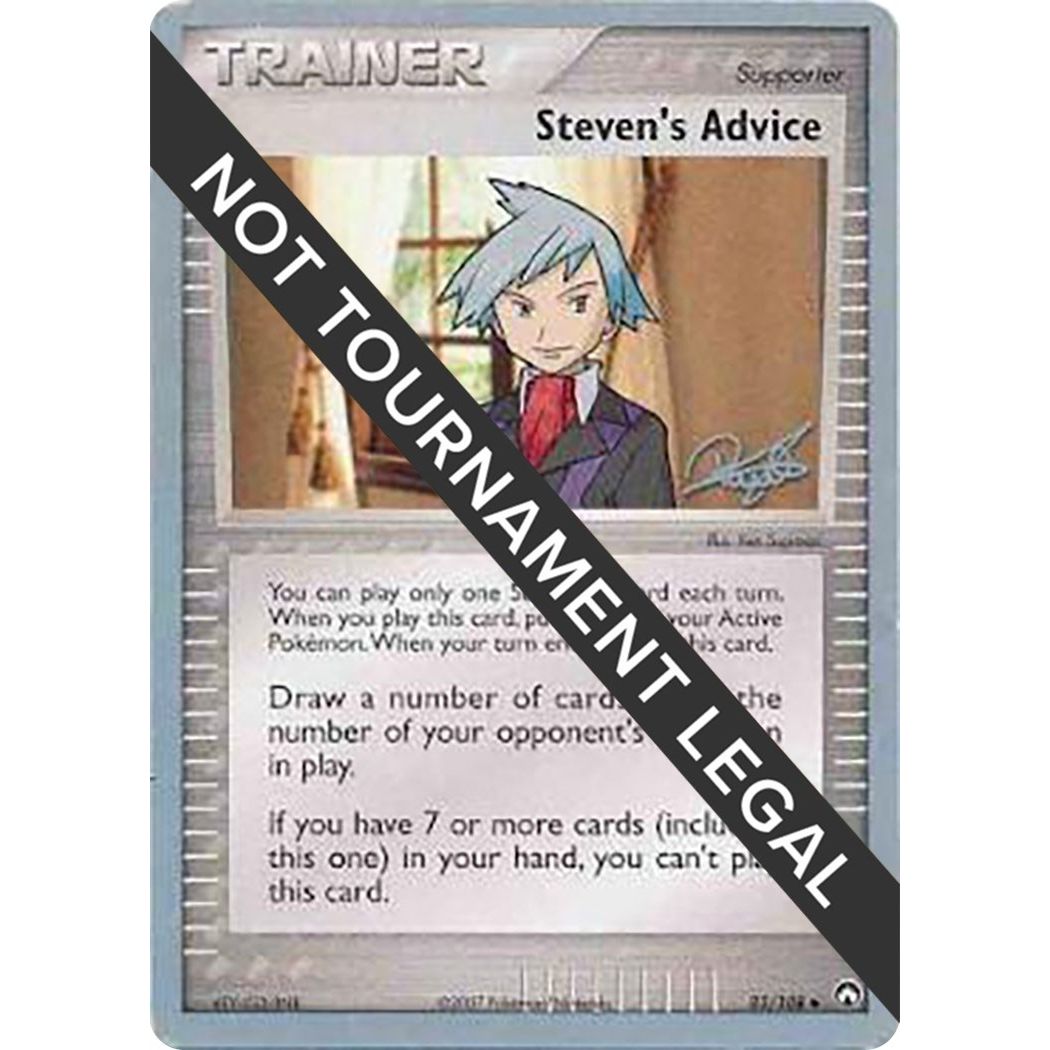 Image for Steven's Advice - 2008 (Paul Atanassov) (83/108) (WCD) - Pokemon