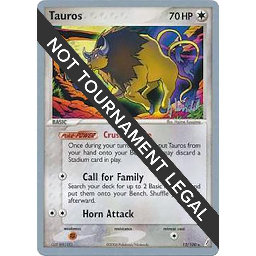 Image for Tauros - 2008 (Dylan Lefavour) (12/100) (WCD) - Pokemon