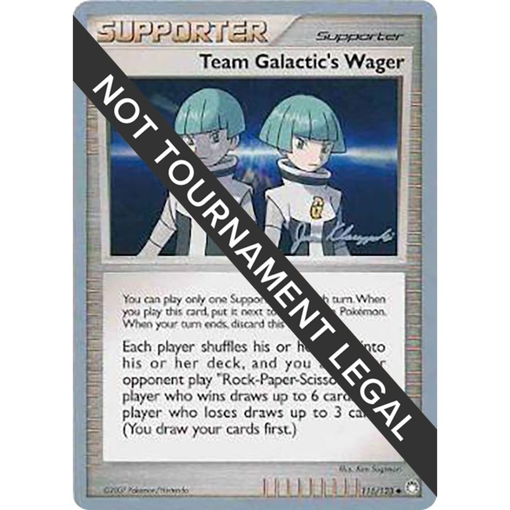 Image for Team Galactic's Wager - 2008 (Jason Klaczynski) (115/123) (WCD) - Pokemon