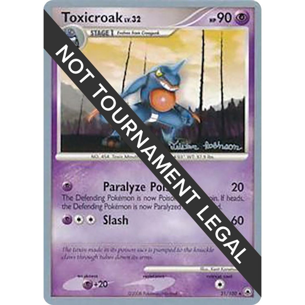 Image for Toxicroak - 2008 (Tristan Robinson) (31/100) (WCD) - Pokemon