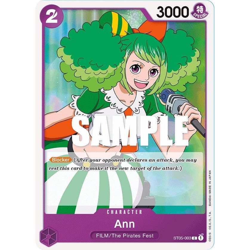 Image for Ann (ST05-003) (ST-05) - One Piece Card Game