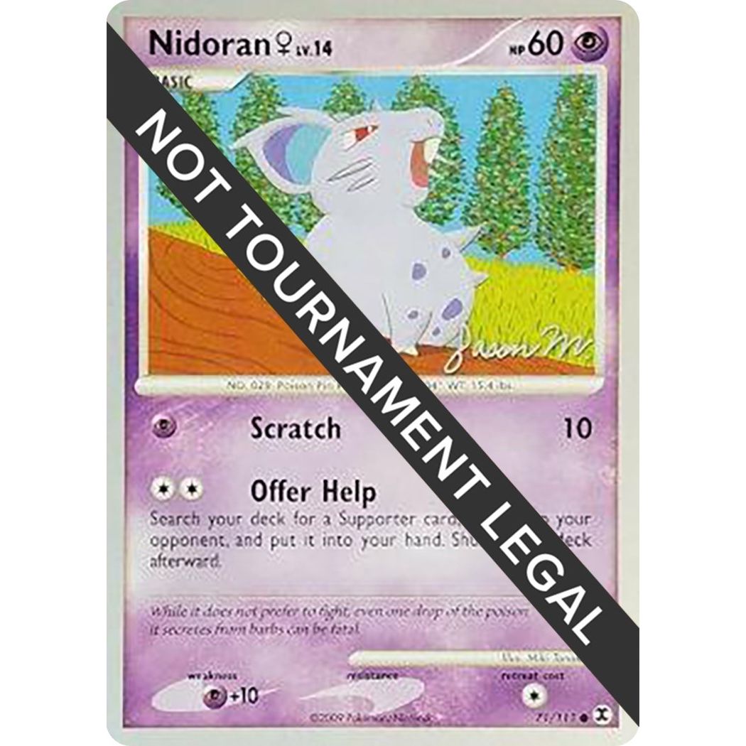 Image for Nidoran F - 2009 (Jason Martinez) (71/111) (WCD) - Pokemon